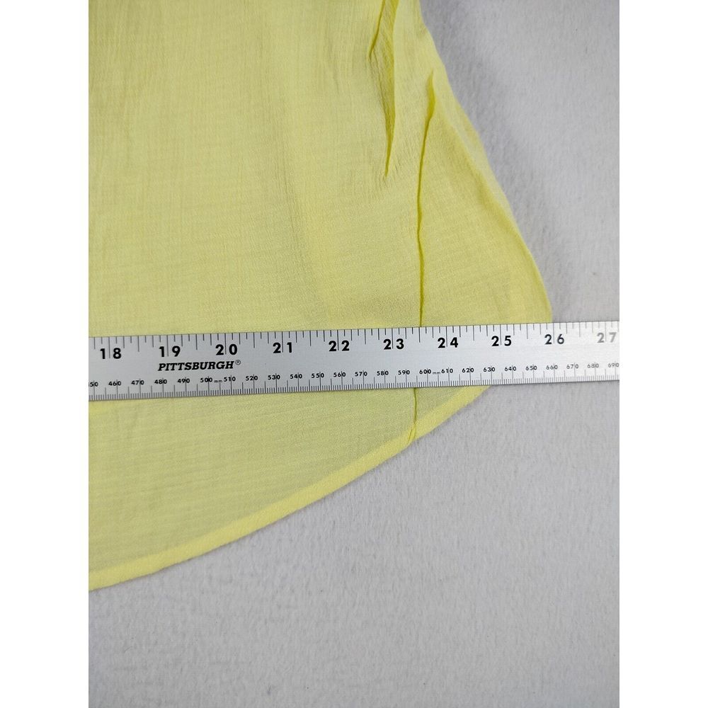 Perch Blu Pepper Tank Top 1XL Yellow Babydoll‎ Ruffles Cottagecore Prairiecore - Picture 7 of 7